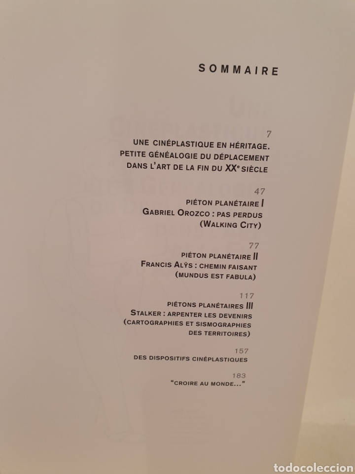 Libros de segunda mano: MARCHER CREER, THIERRY DAVILA. EDITIONS DU REGARD. PARIS 2002. - Foto 6