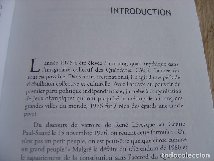 Libros de segunda mano: LE CCEUR DES QU&Eacute;B&Eacute;COIS. L&eacute;volution du Qu&eacute;bec de 1976 &agrave; aujourdhui. 2016. FRANC&Eacute;S - Foto 8