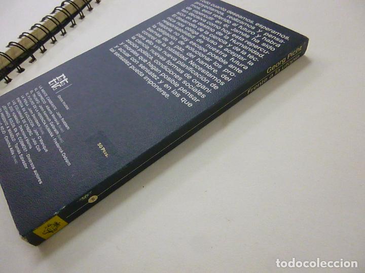 Libros de segunda mano: Frente a la utop&iacute;a - Georg Picht - F11 - Foto 2