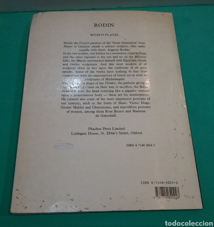 Libros de segunda mano: Rodin. Sculptures. Phaidon. - Foto 7