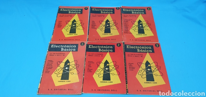 Libros de segunda mano: ELECTR&Oacute;NICA B&Aacute;SICA 6 TOMOS - VAN VALKENBURG - EDITORIAL BELL - 1958 - Foto 2