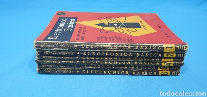 Libros de segunda mano: ELECTR&Oacute;NICA B&Aacute;SICA 6 TOMOS - VAN VALKENBURG - EDITORIAL BELL - 1958 - Foto 3