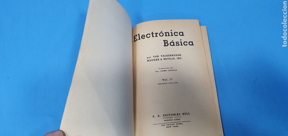Libros de segunda mano: ELECTR&Oacute;NICA B&Aacute;SICA 6 TOMOS - VAN VALKENBURG - EDITORIAL BELL - 1958 - Foto 6