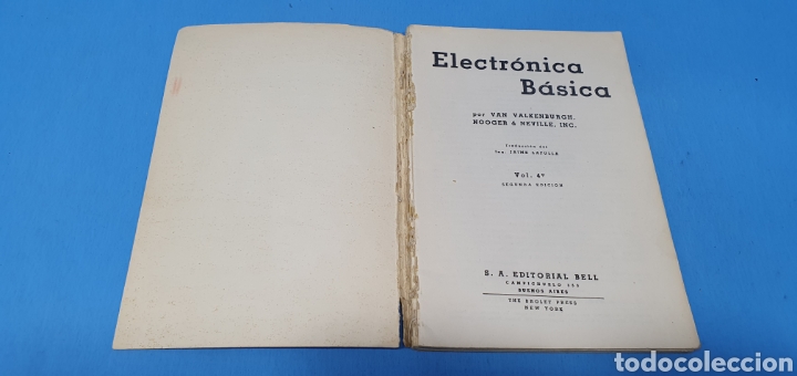 Libros de segunda mano: ELECTR&Oacute;NICA B&Aacute;SICA 6 TOMOS - VAN VALKENBURG - EDITORIAL BELL - 1958 - Foto 10