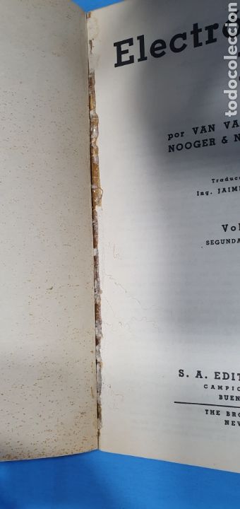 Libros de segunda mano: ELECTR&Oacute;NICA B&Aacute;SICA 6 TOMOS - VAN VALKENBURG - EDITORIAL BELL - 1958 - Foto 13
