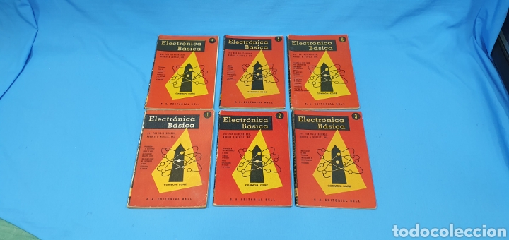 Libros de segunda mano: ELECTR&Oacute;NICA B&Aacute;SICA 6 TOMOS - VAN VALKENBURG - EDITORIAL BELL - 1958 - Foto 1