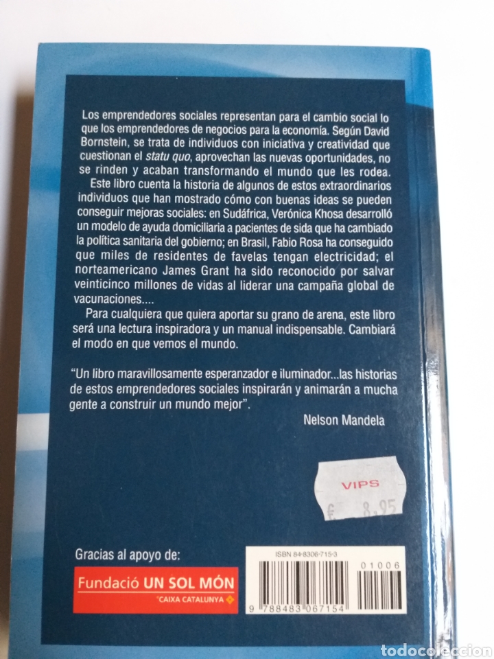Libros de segunda mano: C&oacute;mo cambiar el mundo. Los emprendedores sociales y el poder de las nuevas ideas David Bornstein - Foto 5