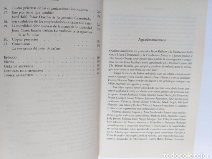 Libros de segunda mano: C&oacute;mo cambiar el mundo. Los emprendedores sociales y el poder de las nuevas ideas David Bornstein - Foto 9