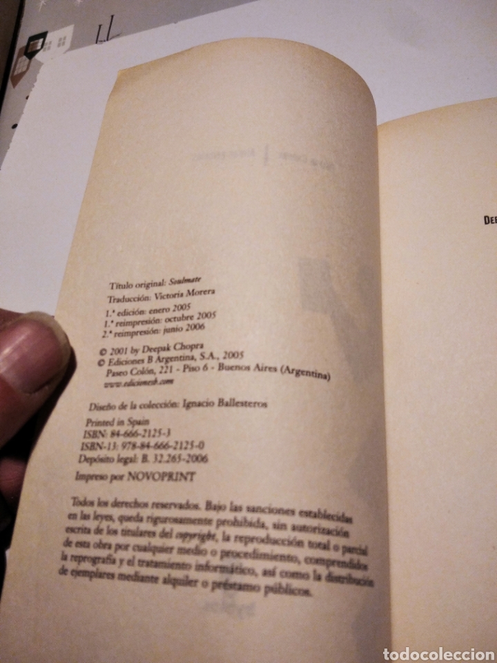 Libros de segunda mano: Almas gemelas libro Deepak Chopra - Foto 3