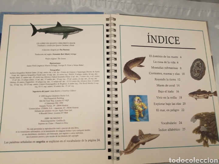 Libros de segunda mano: Los Oc&eacute;anos (Primera edici&oacute;n) - Foto 3