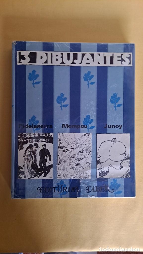 Libros de segunda mano: PIDELASERRA, MOMPOU Y JUNOY - 3 DIBUJANTES - EDITORIAL TABER 1970 - Foto 2