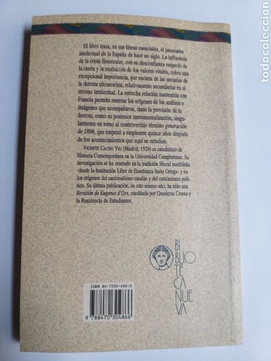 Libros de segunda mano: Repensar el noventa y ocho. Vicente Cacho viu - Foto 5