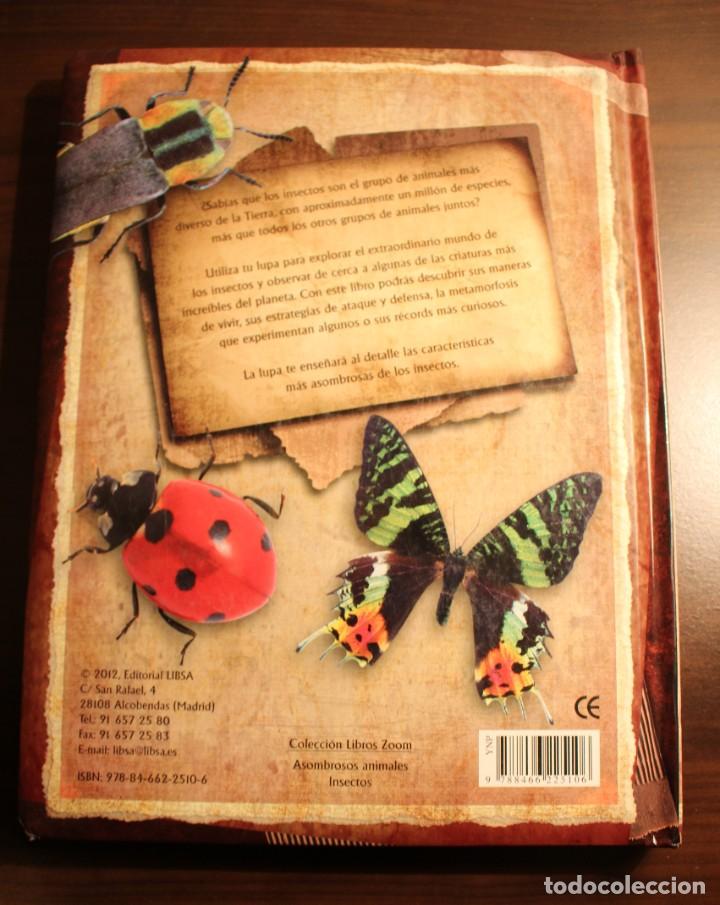 Libros de segunda mano: Insectos. Editorial LIBSA. Colecci&oacute;n Libros Zoom. 2012 - Foto 2
