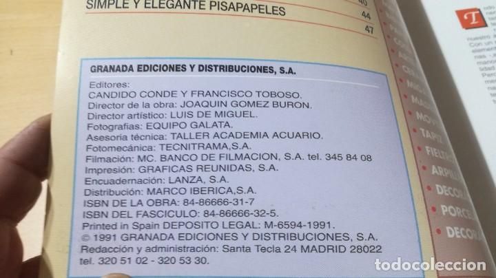 Libros de segunda mano: ESCAYOLA / GRANADA / MANUALIDADES BRICOLAGE HOGAR / AE204 - Foto 4