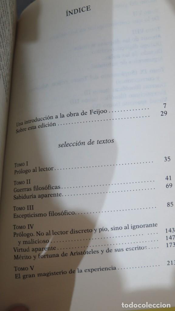 Libros de segunda mano: TEATRO CR&Iacute;TICO. ENSAYOS FILOS&Oacute;FICOS. FEIJOO - Foto 2
