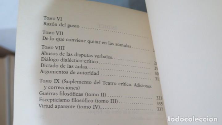 Libros de segunda mano: TEATRO CR&Iacute;TICO. ENSAYOS FILOS&Oacute;FICOS. FEIJOO - Foto 3