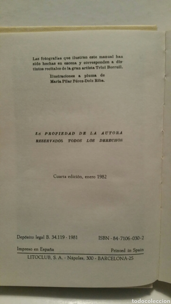 Libros de segunda mano: La danza espa&ntilde;ola. Trini Borrull, 1982. - Foto 5