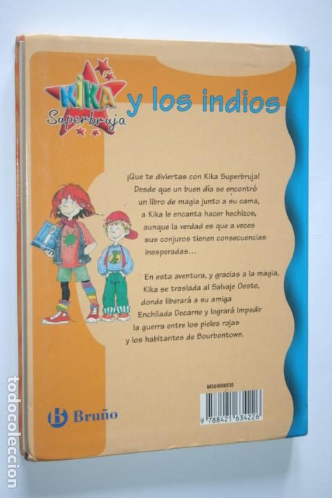 Libros de segunda mano: KIKA SUPERBRUJA Y LOS INDIOS * LIBRO DE AVENTURAS INFANTIL / JUVENIL * Editorial BRU&Ntilde;O - Foto 2