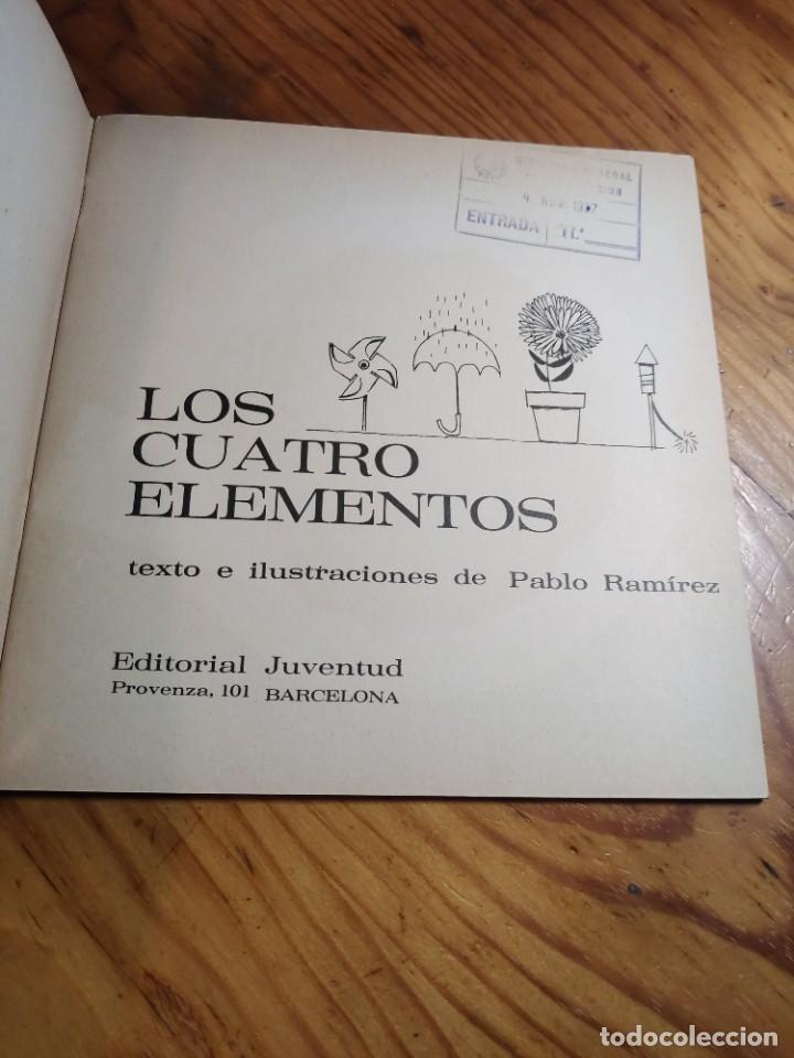 Libros de segunda mano: Los cuatro elementos. Juventud. Pablo Ram&iacute;rez. - Foto 2