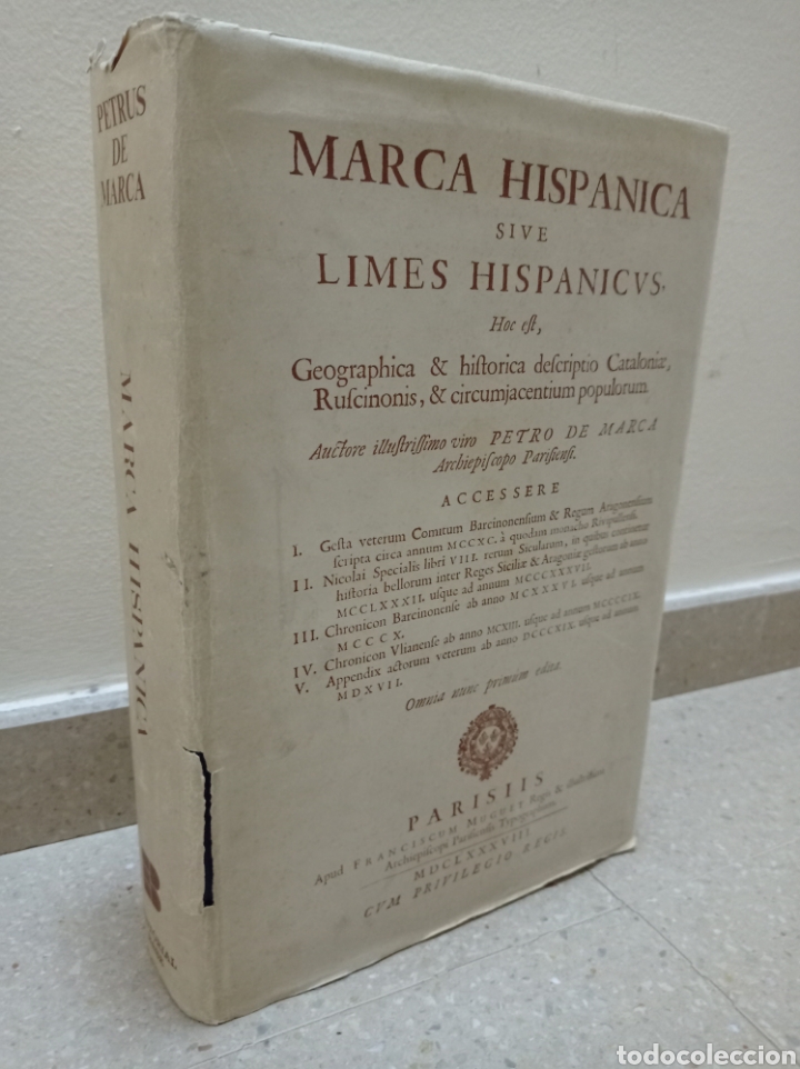 Libros de segunda mano: MARCA HISP&Aacute;NICA - PETRUS DE MARCA - EDITORIAL BASE - Foto 1