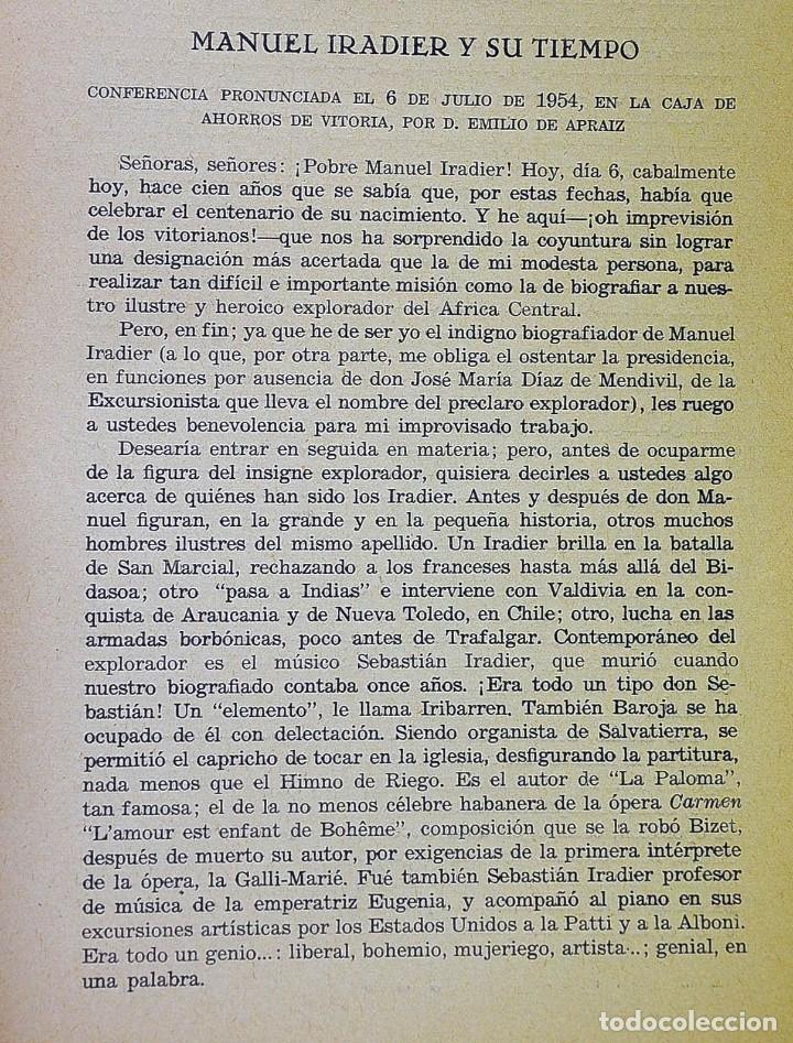 Libros de segunda mano: Iradier. Conmemoraci&oacute;n de su primer centenario. CSIC - Foto 2