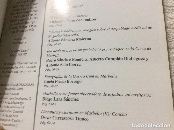 Libros de segunda mano: Cilniana patrimonio de Marbella num 12 - Foto 3
