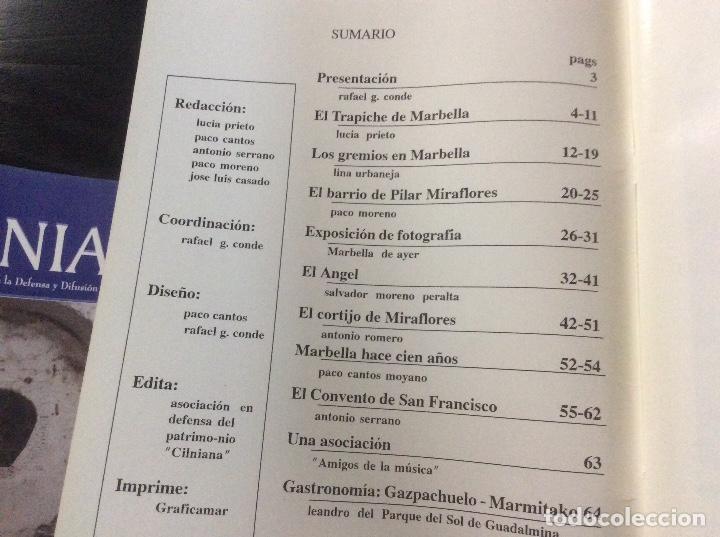 Libros de segunda mano: Cilniana patrimonio de Marbella num 8 - Foto 2