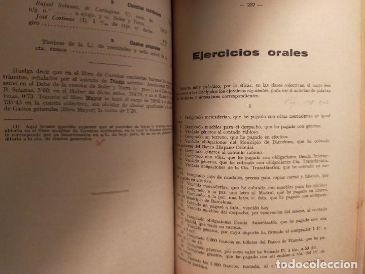 Libros de segunda mano: Tenedur&iacute;a de libros - M. Bofill y Trias - Foto 6