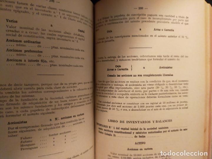 Libros de segunda mano: Tenedur&iacute;a de libros - M. Bofill y Trias - Foto 7