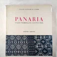 Libros de segunda mano: PANARIA CABO-VERDIANO-GUINEENSE. ANTÓNIO CARREIRA. LISBOA, 1968. Lote 237310500