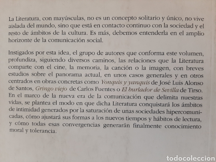 Libros de segunda mano: LITERATURA Y COMUNICACI&Oacute;N - Foto 2