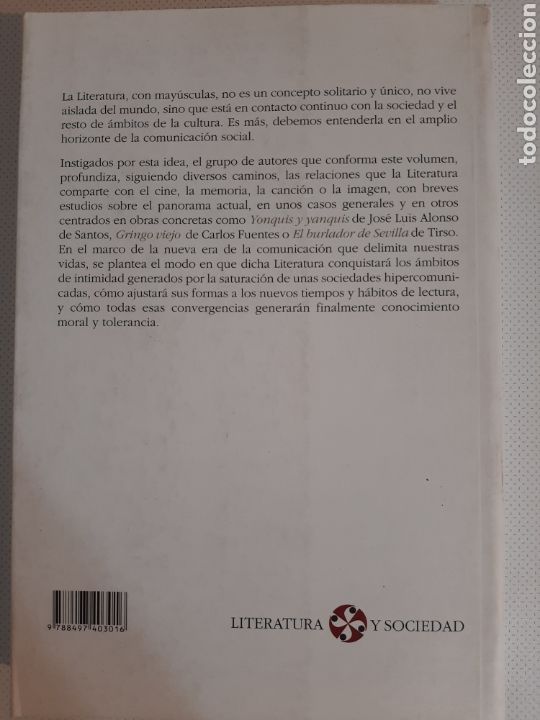 Libros de segunda mano: LITERATURA Y COMUNICACI&Oacute;N - Foto 3