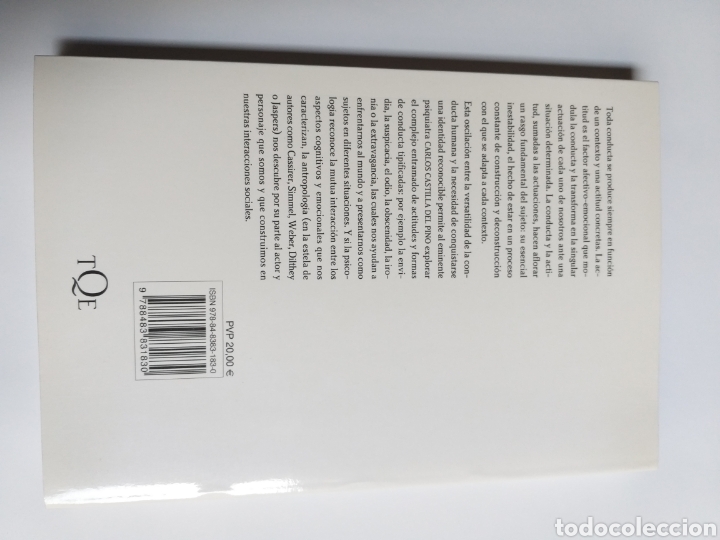 Libros de segunda mano: Conductas y actitudes Carlos Castilla del Pino - Foto 4