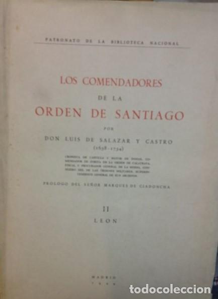 Libros de segunda mano: LOS COMENDADORES DE LA ORDEN DE SANTIAGO - Foto 1