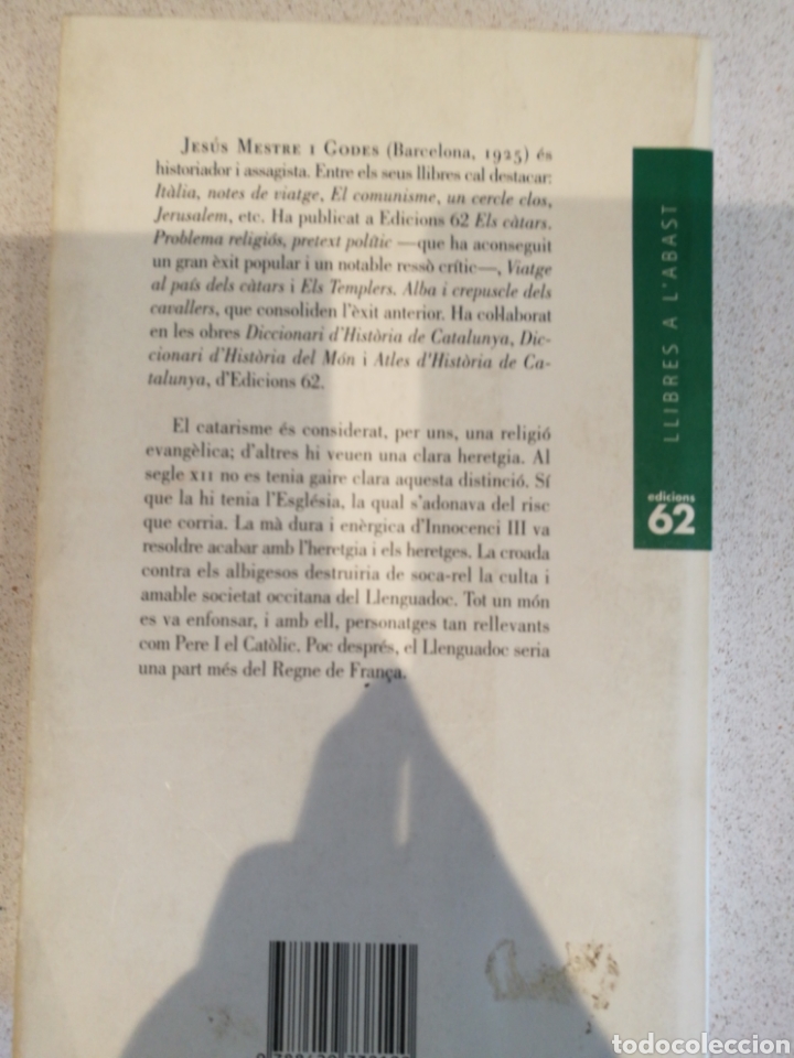 Libros de segunda mano: Els c&agrave;tars de Jes&uacute;s Mestre i Godes - Foto 2