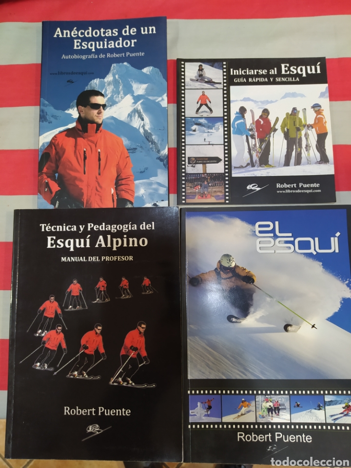Libros de segunda mano: Cuatro libros de Robert puente an&eacute;cdotas de esqu&iacute; iniciar esqu&iacute; esqu&iacute; y esqu&iacute;