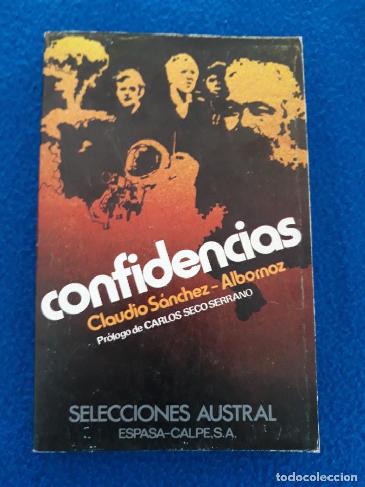 Libros de segunda mano: CONFIDENCIAS - CLAUDIO S&Aacute;NCHEZ ALBORNOZ - Foto 1