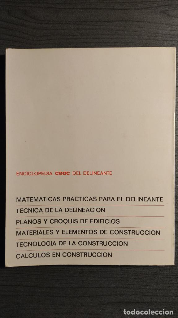 Libros de segunda mano: PLANOS Y CROQUIS DE EDIFICIOS . ENCICLOPEDIA CEAC DEL DELINEANTE 1977 - Foto 6