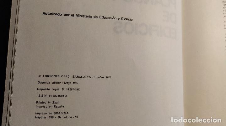 Libros de segunda mano: PLANOS Y CROQUIS DE EDIFICIOS . ENCICLOPEDIA CEAC DEL DELINEANTE 1977 - Foto 8
