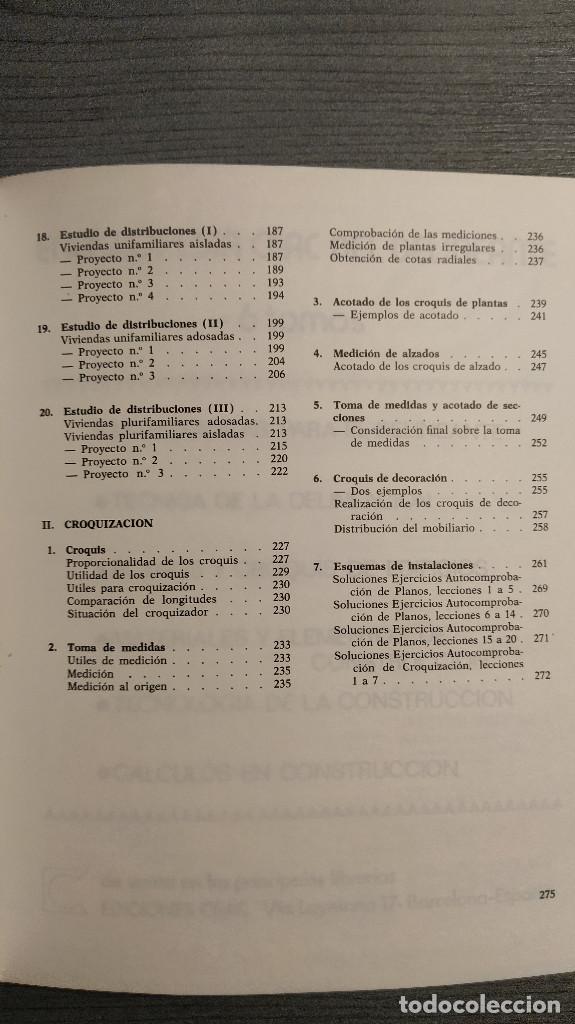 Libros de segunda mano: PLANOS Y CROQUIS DE EDIFICIOS . ENCICLOPEDIA CEAC DEL DELINEANTE 1977 - Foto 14