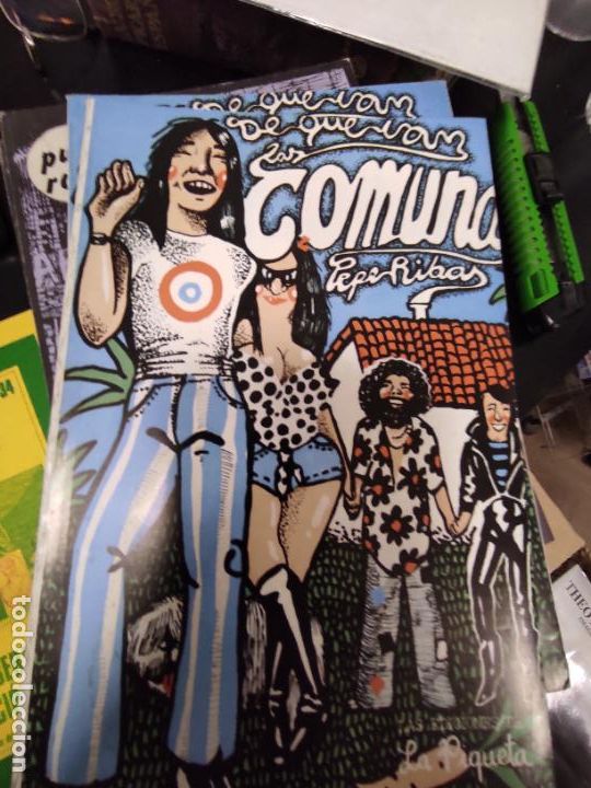 Libros de segunda mano: DE QU&Eacute; VAN LAS COMUNAS. Pepe Ribas [ed. La Piqueta, 1980] - Foto 1