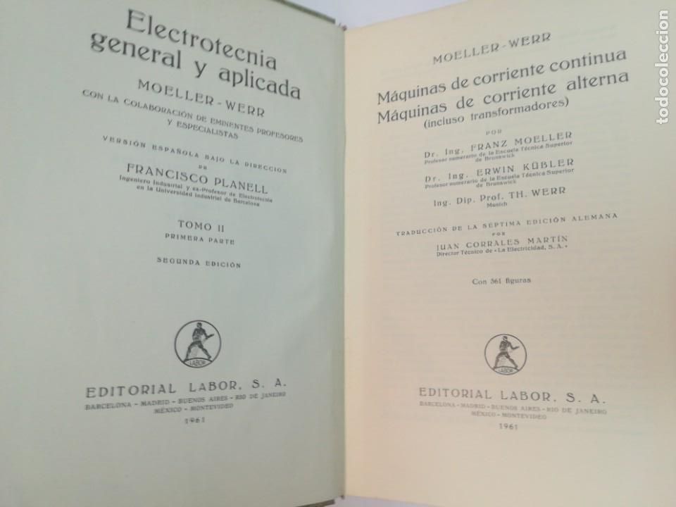 Libros de segunda mano: MOELLER-WERR Electrotecnia general y aplicada II SA2624 - Foto 2