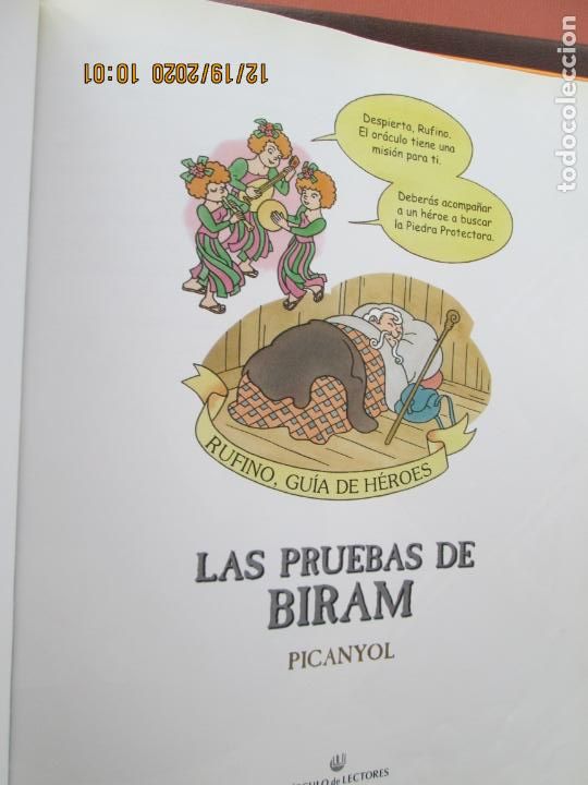 Libros de segunda mano: LAS PRUEBAS DE BIRAM - PICANYOL - CIRCULO DE LECTORES 2002. - Foto 2