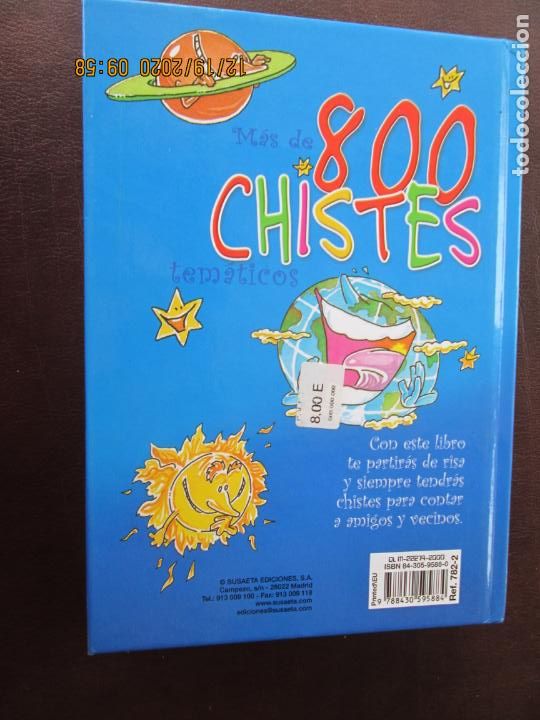 Libros de segunda mano: M&Aacute;S DE 800 CHISTES TEM&Aacute;TICOS - SUSAETA 2000. - Foto 3