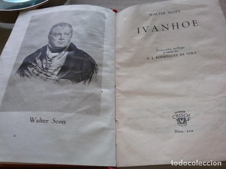 Libros de segunda mano: IVANHOE de Walter Scott. Peque&ntilde;o formato (248-1) - Foto 2