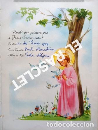 Libros de segunda mano: ANTIG&Uuml;O LIBRO RECUERDO DE MI PRIMERA COMUNI&Oacute;N - Foto 3