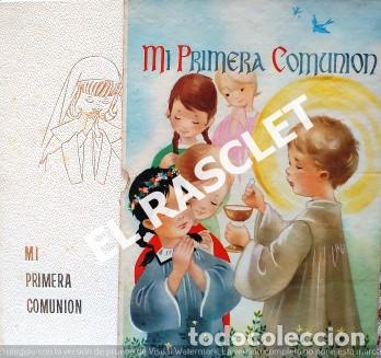 Libros de segunda mano: ANTIG&Uuml;O LIBRO RECUERDO DE MI PRIMERA COMUNI&Oacute;N - Foto 8