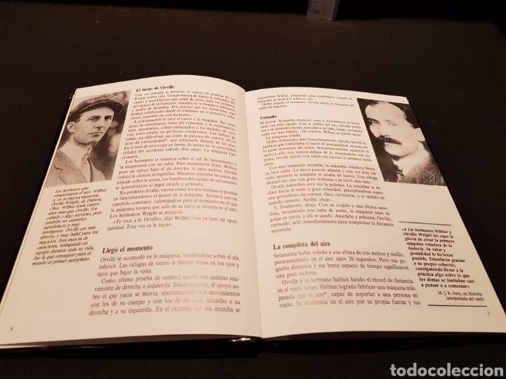 Libros de segunda mano: Los hermanos Wright Los pioneros de la aviaci&oacute;n. Ediciones SM. A&ntilde;o 1990 - Foto 5