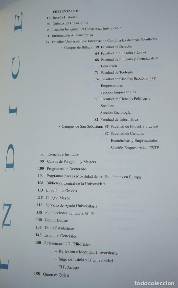 Libros de segunda mano: Universidad de Deusto - Anuario 91-92 - Foto 2