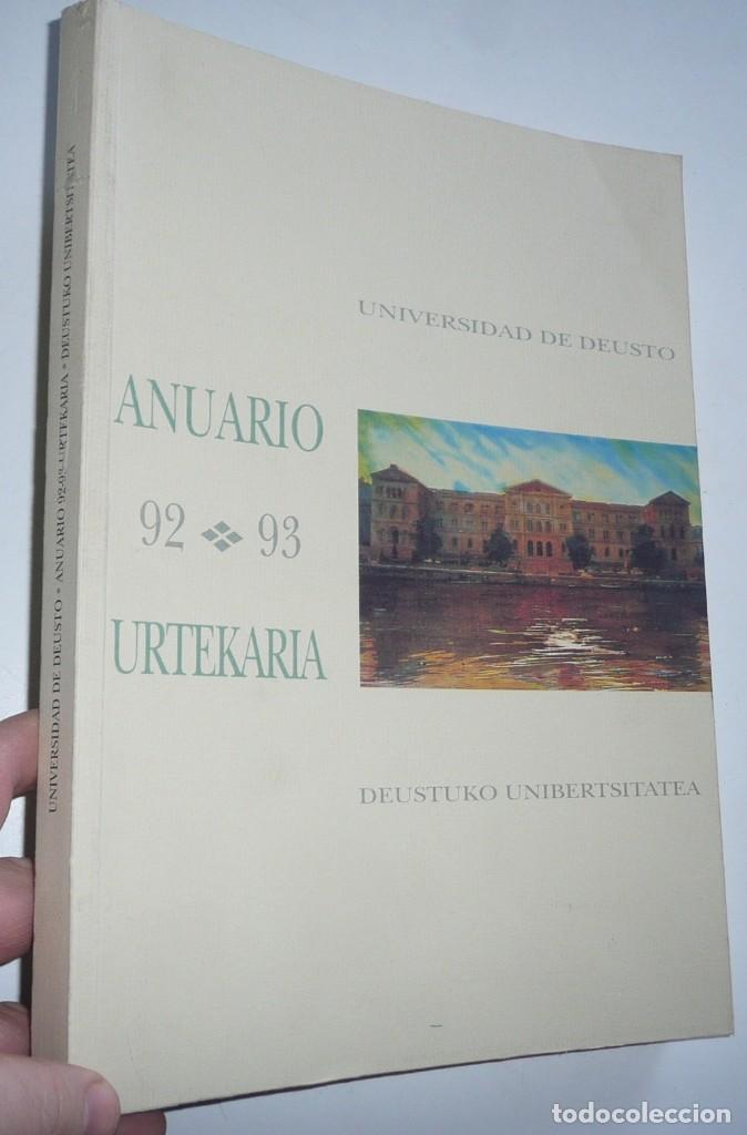 Libros de segunda mano: Universidad de Deusto - Anuario 92-93 - Foto 1